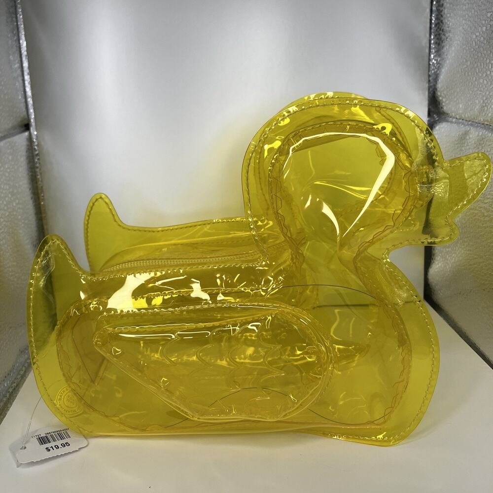 Bath & Body Works Yellow Billy The Duck Zippered Cosmetic Bag Purse